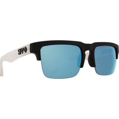 Helm 5050 Matte Black Clear - HD Plus Gray Green with Light Blue Spectra Mirror