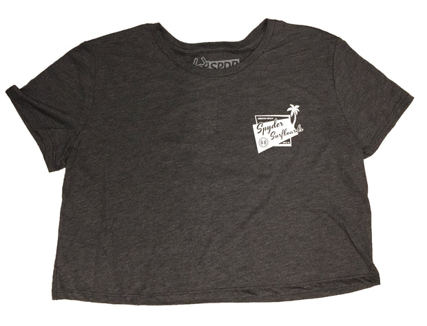 SPYDER SURFBOARDS OUT N IN WOMEN'S SS CROPPED TEE LTJARONISS