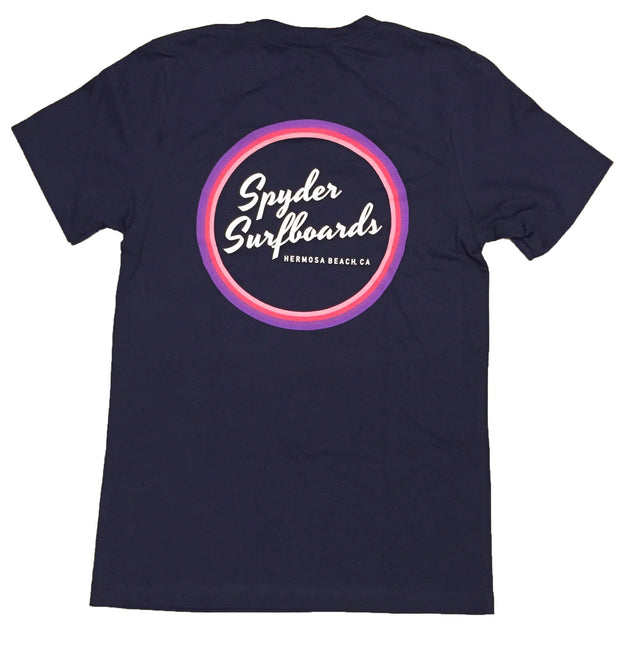 SPYDER SURFBOARDS RAINBOW ROUND SS WOMEN'S T-SHIRT JARLTJRAINBOW