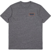 Palmer S/S Premium Tee - Heather Grey/Orange
