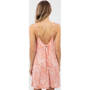 Golden Days Floral Cover Up in Peach