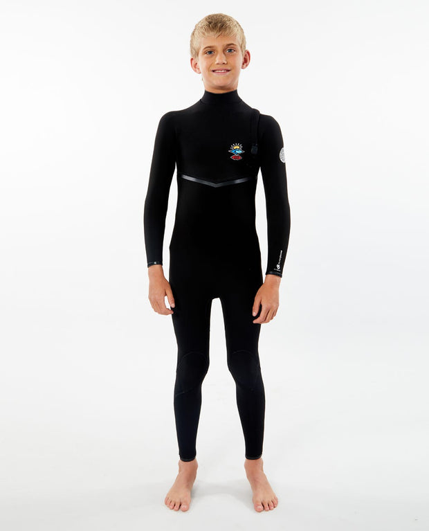 RIP CURL JUNIOR FLASHBOMB 3/2 ZIP FREE WSMYIB