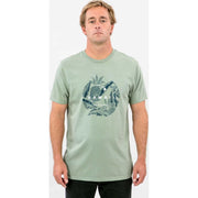 Hawaii Fruit Heritage Tee in Forest Green