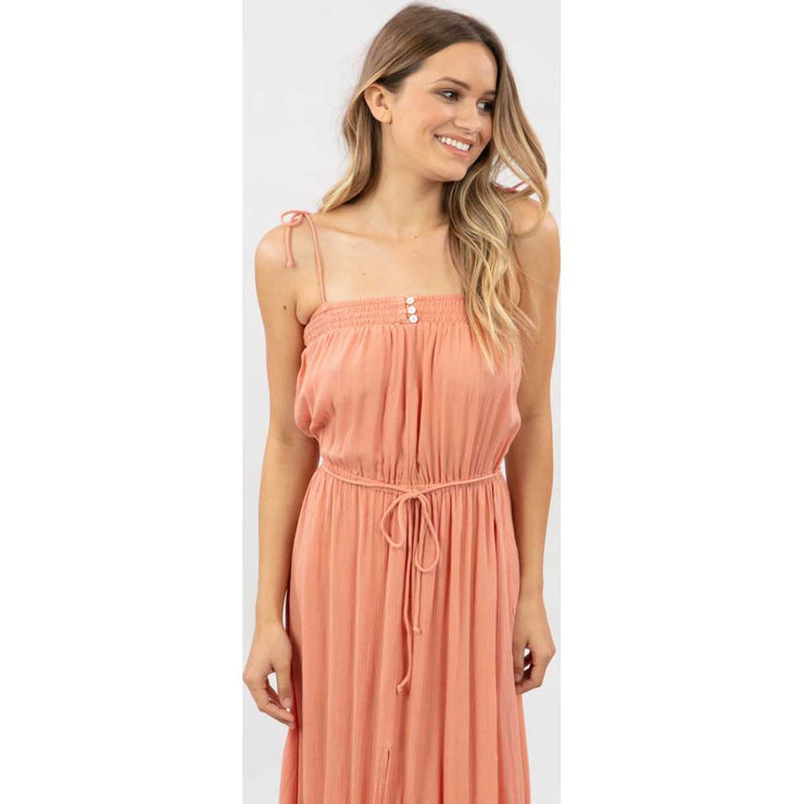 Sunset Glow Maxi Dress in Peach
